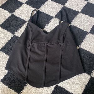 Just Polly Crop Corset Top